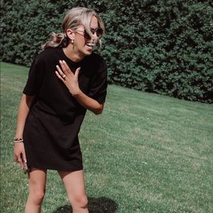 Zara Black Sweatshirt Dress (S)